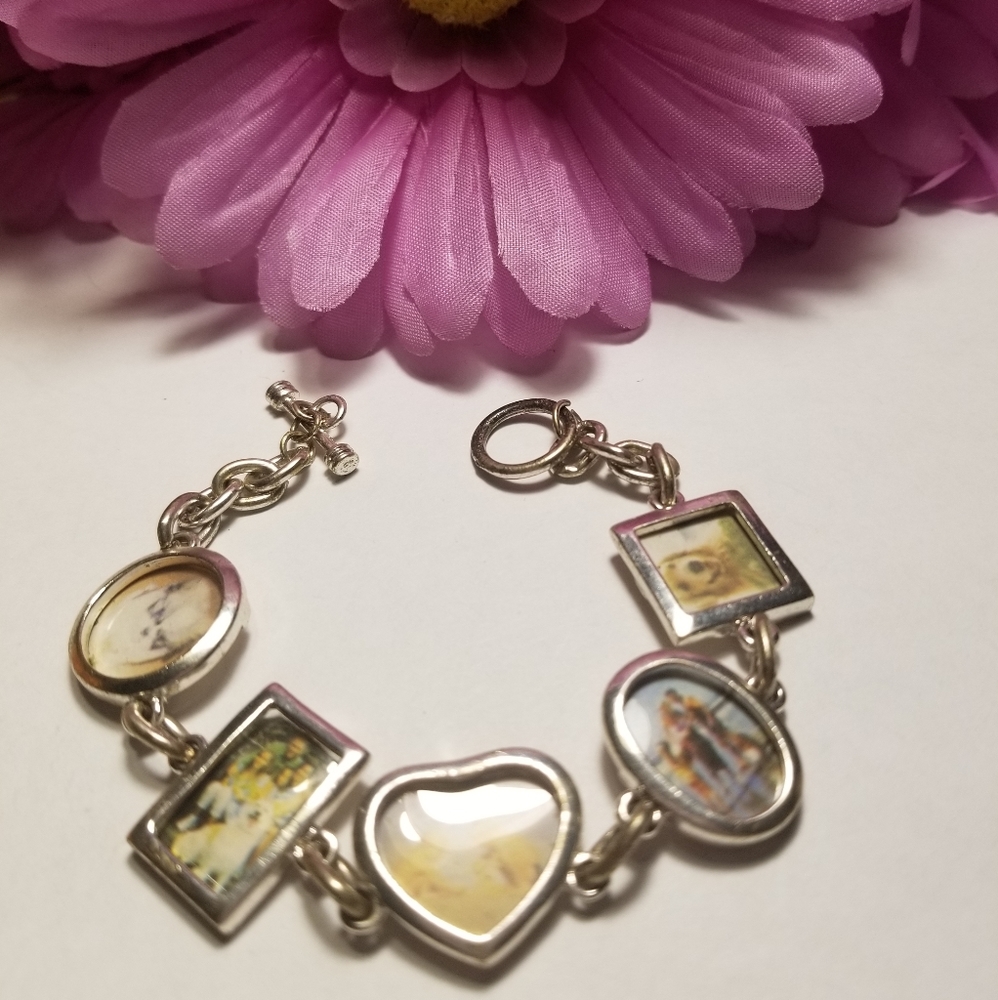 Cute VTG Picture Frame Bracelet